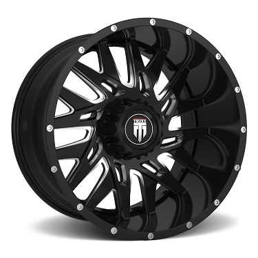 American Truxx DNA AT184 Wheel in Milled Black American Truxx DNA AT184 Wheel in Milled Black