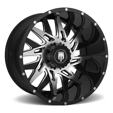 American Truxx DNA AT184 Wheel in Black Machined Milled American Truxx DNA AT184 Wheel in Black Machined Milled