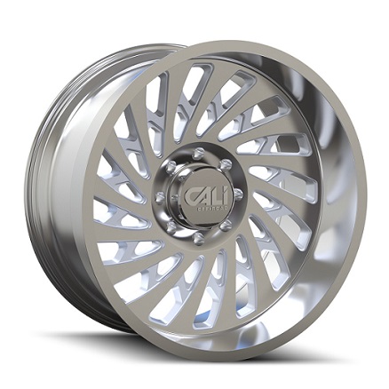 Cali Off Road Switchback Wheel / Rim in Polished Silver