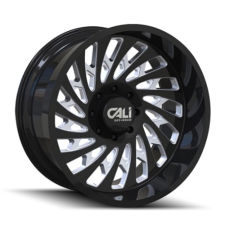Cali Off Road Switchback Wheel / Rim in Black Milled Cali Off Road Switchback Wheel / Rim in Black Milled