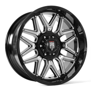 American Truxx Grind AT151 Wheel in Milled Black