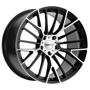 Cray Astoria Wheel / Rim in Gloss Black with Mirror Cut Face