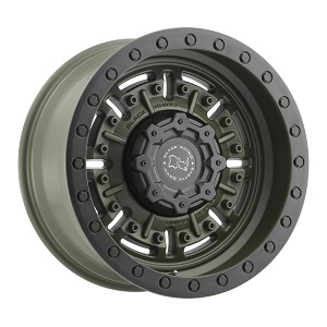 Black Rhino Abrams Wheel in OD Green Black Rhino Abrams Wheel in OD Green