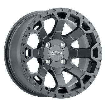 Black Rhino UTV Warlord Wheel / Rim in Matte Gunmetal