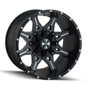Cali Off Road Obnoxious 9107 Wheel / Rim in Black Milled Cali Off Road Obnoxious 9107 Wheel / Rim in Black Milled