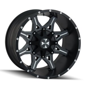 Cali Off Road Obnoxious 9107 Wheel / Rim in Black Milled