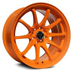 Orange Colored Wheels / Rims