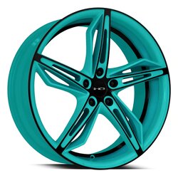 Teal Colored Wheels / Rims