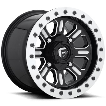 Fuel UTV Hardline Wheel / Rim in Black Milled Fuel UTV Hardline Wheel / Rim in Black Milled