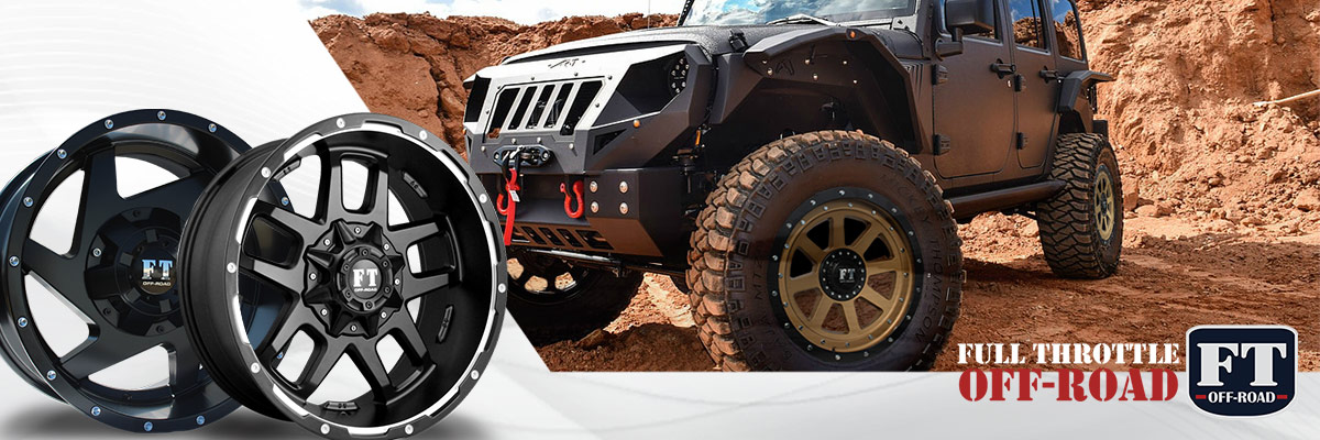 Full Throttle Off-Road Wheels Web Banner