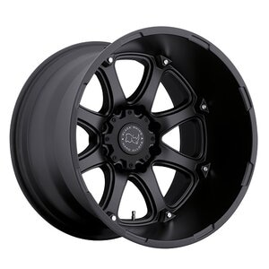 Black Rhino Glamis Wheel / Rim in Matte Black Deep Dish