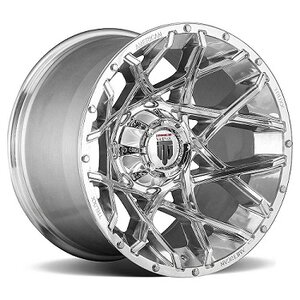 American Truxx Gridlock AT-1901 Wheel / Rim in Polished Chrome