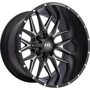 Hardrock Affliction H700 Wheel in Satin Black Milled Hardrock Affliction H700 Wheel in Satin Black Milled