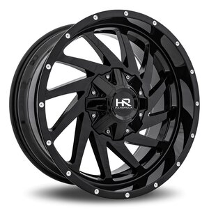 Hardrock Crusher H704 Wheel in Gloss Black Hardrock Crusher H704 Wheel in Gloss Black