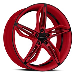 Hd Wheels Fly Cutter Wheel in Red with Black