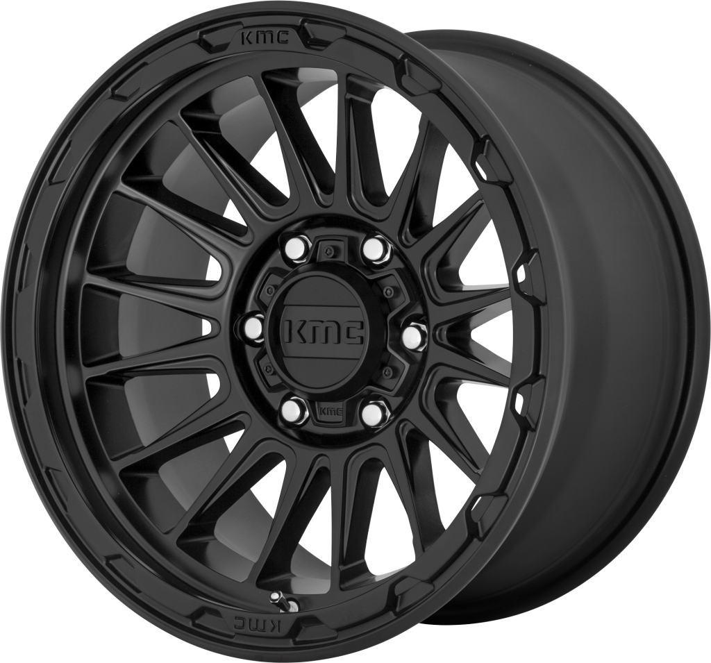 KMC Impact KM542 Wheels & Rims Black Machined FREE Ship