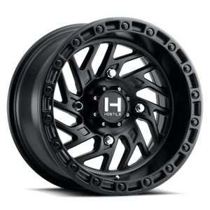 Hostile UTV Jigsaw H116 Wheel in Asphalt Black