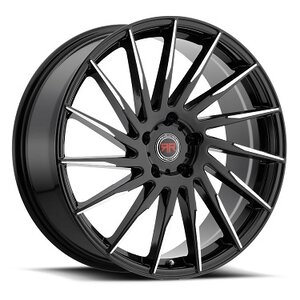 Revolution Racing RR15 Wheel in Black Machined Revolution Racing RR15 Wheel in Black Machined