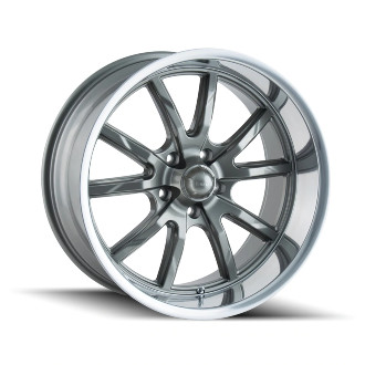 Ridler 650 Grey Polished Wheel / Rim Ridler 650 Grey Polished Wheel / Rim