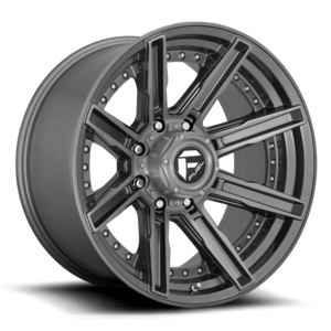 Fuel Rogue Platinum D710 Wheel / Rim in Gunmetal Brushed Tint Fuel Rogue Platinum D710 Wheel / Rim in Gunmetal Brushed Tint