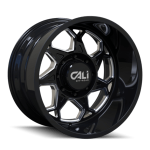 Cali Off Road Sevenfold 9111 Wheel/ Rim in Gloss Black Milled Cali Off Road Sevenfold 9111 Wheel/ Rim in Gloss Black Milled