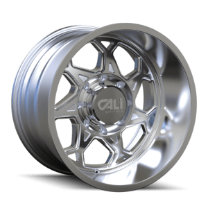 Cali Off Road Sevenfold 9111 Wheel / Rim in Polished Silver