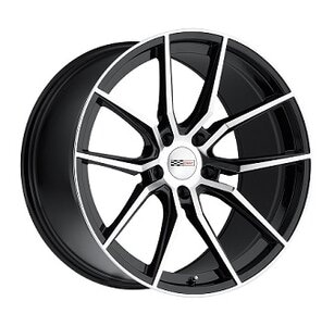 Cray Spider Wheel / Rim in Gloss Black with Mirror Cut Face