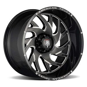 American Truxx Xclusive AT-1907 Wheel / Rim in Black Milled