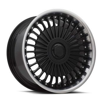 Vp Rasierer Rims Mrr Vp4 22x10.5 5x120 Black W/ Machined Lip 24mm Wheels