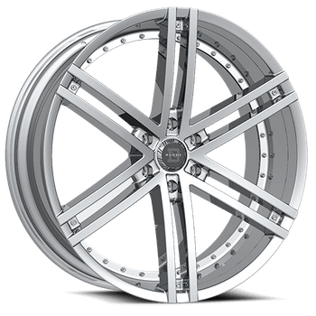 24 Inch Blade Rims Blade Luxury Sargon 24x9.5 6x139.7/6x5.5 Chrome 25mm Wheels