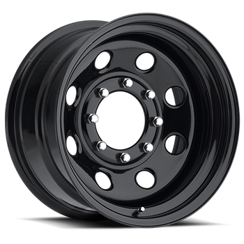Vision Soft 8 85H Wheels Rims 17x9 8x165.1 Gloss Black -12mm