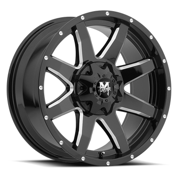Off Road Monster M08 M08 Wheels Rims 20x9 6x135 6x139.7 Gloss Black ...