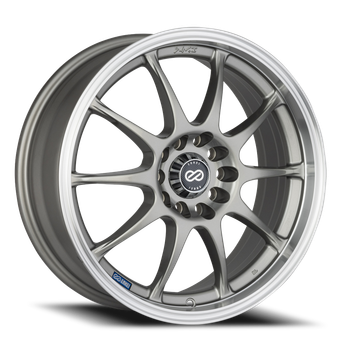 Enkei J10 17x7 4x100 4x114.3 Silver 42mm Wheels