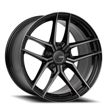 ZX9- black polished face – Axe Wheels
