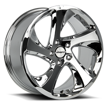 Shift H22 Strut 17x8 5x114.3/5x4.5 Chrome 35mm Wheels