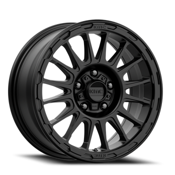 Kmc Km542 Impact 18x9 5x150 Satin Black 18mm Wheels