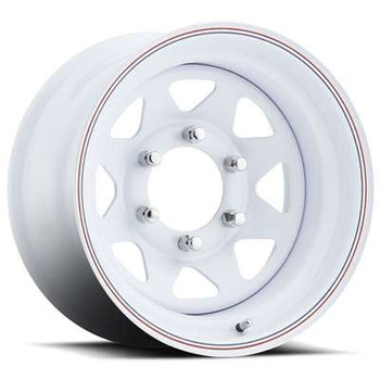 Allied Wheel 80 Series 15x7 6x139.7/6x5.5 White -6mm Wheels