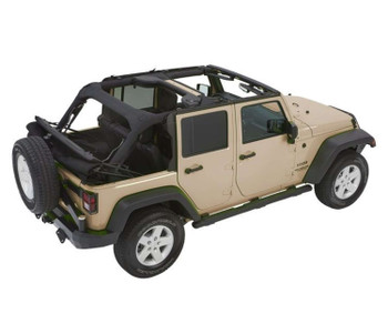 Bestop 54923-17 TrekTop NX Glide Convertible Soft Top | Jeep Wrangler JK  Unlimited Wrangler