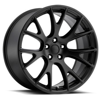 Voxx Replica Hellcat 20x9 5x115 Matte Black 20mm Wheels