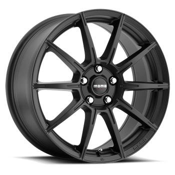 Momo Rush 18x8 5x112 Satin Black 38mm Wheels