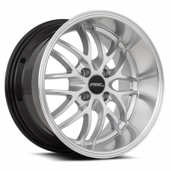 RIM.ARK Field CT 38 ホワイト Arc Ar3 Wheels Rims 16x8.5 4x108 Hyper Silver W/ Machined Lip 20mm
