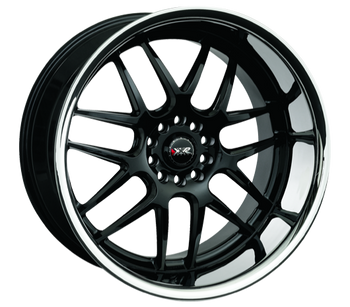 Xxr 526 20x9 5x114.3 5x120 Black Stainless Lip 13mm Wheels