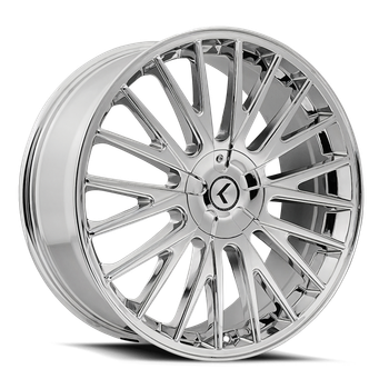 Kraze Kr185 Down 20x8.5 5x112 5x120 Chrome 38mm Wheels