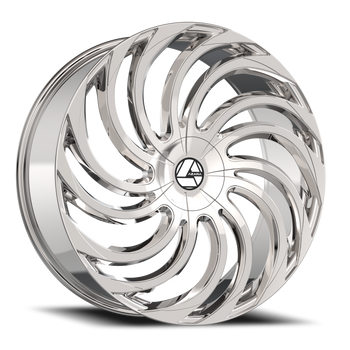 Azara Aza-534 28x9.5 5x120 5x127 Nano Chrome 15mm Wheels