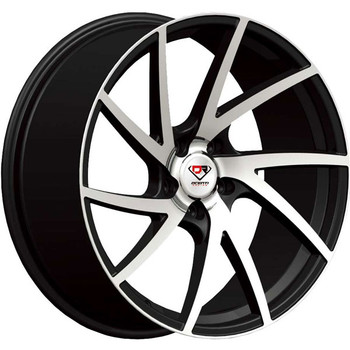 Dcenti Racing 41 20x8.5 5x114.3 5x112 Black Machine 35 Wheels