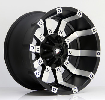 Red Dirt Road Rd09 20x12 8x165.1 5x114.3 Black Machine -44 Wheels