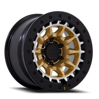 Black Rhino Br016 Tusk Wheels Rims 17x8.5 6x139.7 Matte Gold W ...