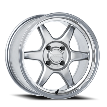 Kansei Tandem Wheels Rims 15x8 4x100 Hyper Silver W/ Machined Lip 0mm ...