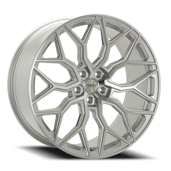 Vossen Hf2 22x10.5 5x120 Silver Polished 38mm Wheels