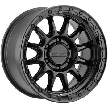 Raceline 960B Alpha 17x8.5 Inch Satin Black Wheel with 6x135 Bolt Pattern and 35mm Offset main image 1